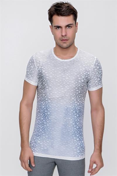 TS 784 T -SHIRT Mavi Spor T-Shirt