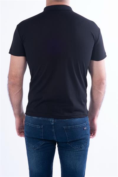 TS 813 Slim Fit Siyah Spor T-Shirt