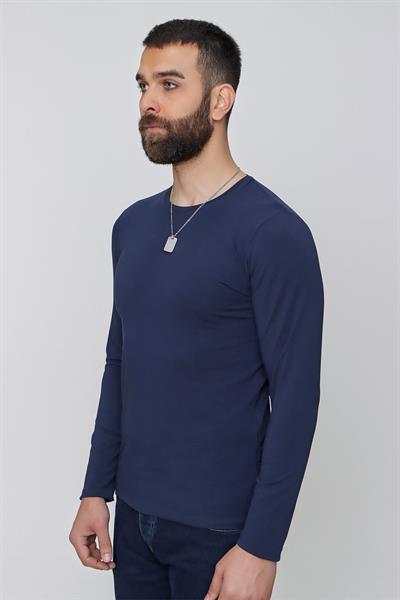TS 830 Lacivert Spor T-Shirt