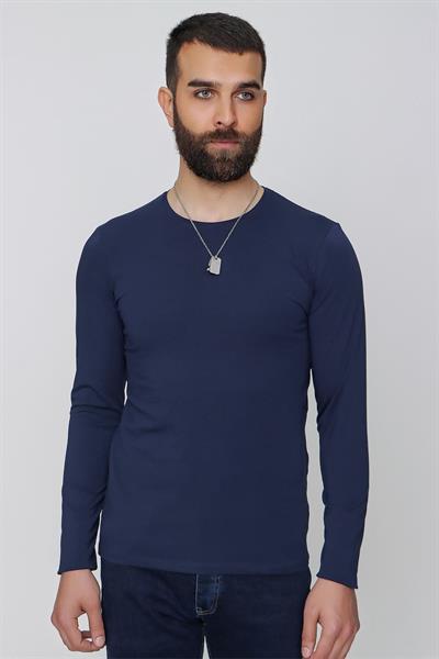 TS 830 Lacivert Spor T-Shirt