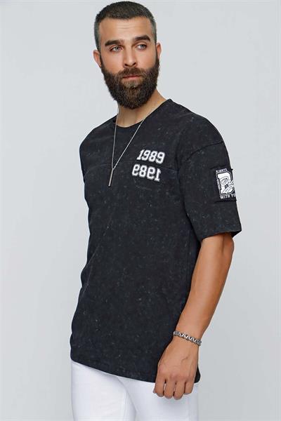 TS 833 Siyah Spor T-Shirt