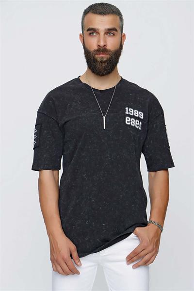 TS 833 Siyah Spor T-Shirt