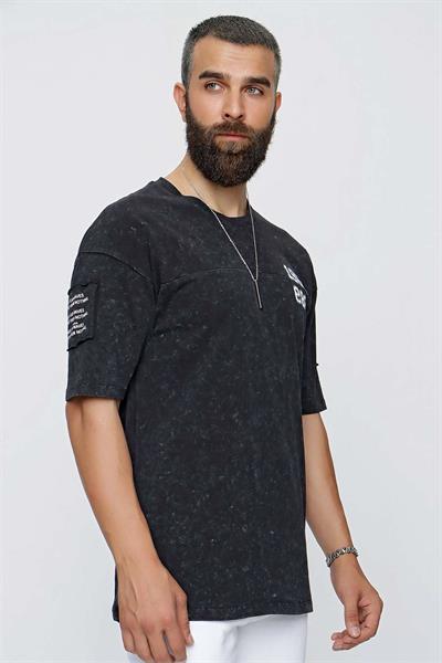 TS 833 Siyah Spor T-Shirt