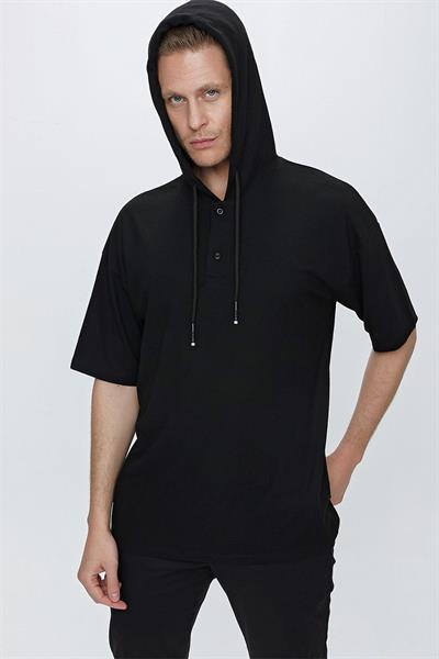 TS 836 Siyah Spor T-Shirt