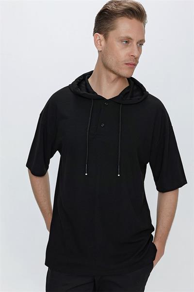 TS 836 Siyah Spor T-Shirt