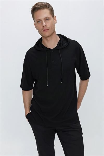 TS 836 Siyah Spor T-Shirt