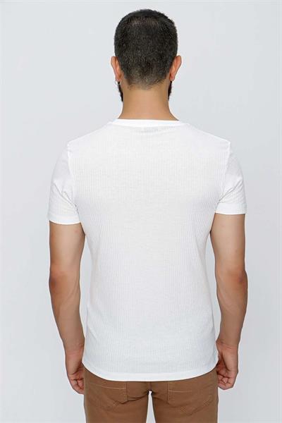 TS 837 Beyaz Spor T-Shirt