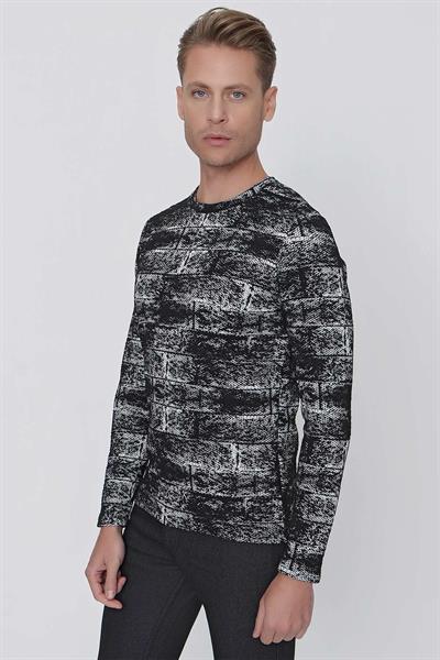 TS 839 Siyah Spor T-Shirt
