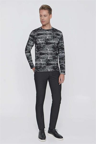TS 839 Siyah Spor T-Shirt