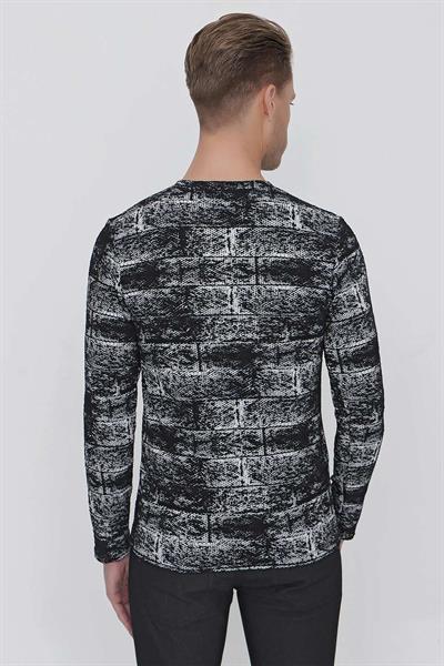 TS 839 Siyah Spor T-Shirt