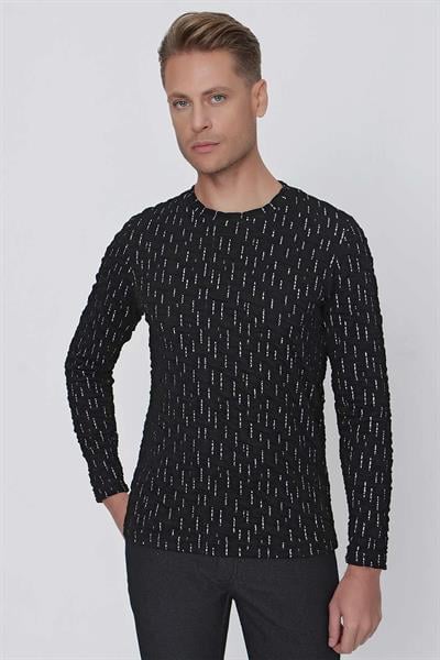 TS 840 Siyah Spor T-Shirt