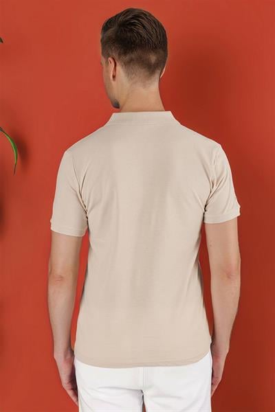 TS 845 Bej Spor T-Shirt