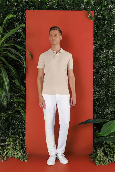 TS 845 Bej Spor T-Shirt