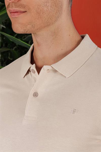 TS 845 Bej Spor T-Shirt