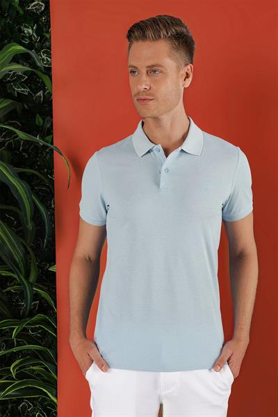 TS 845 Mavi Spor T-Shirt