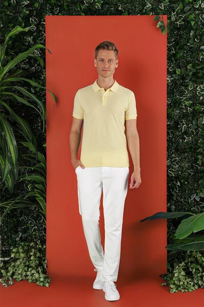 TS 845 Sarı Spor T-Shirt