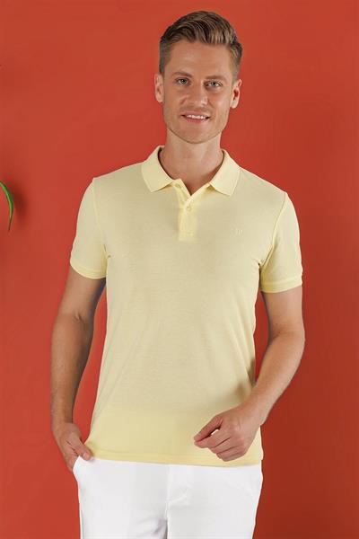 TS 845 Sarı Spor T-Shirt