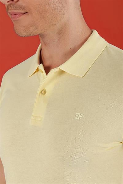 TS 845 Sarı Spor T-Shirt