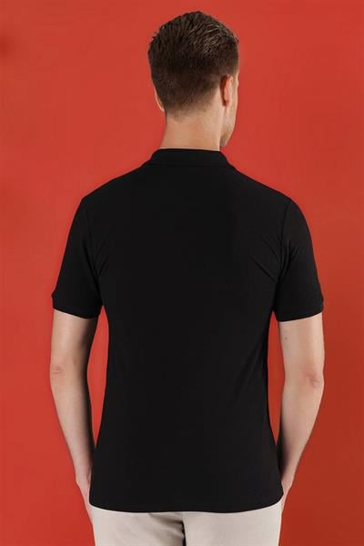 TS 845 Siyah Spor T-Shirt
