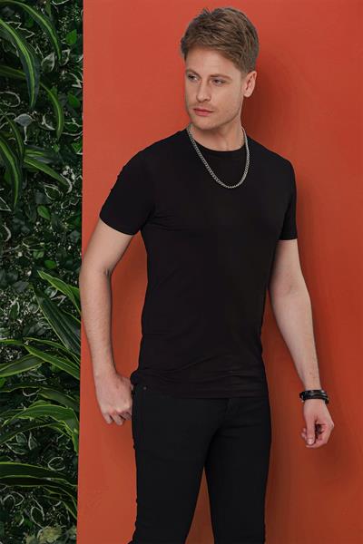 TS 847 Siyah Spor T-Shirt