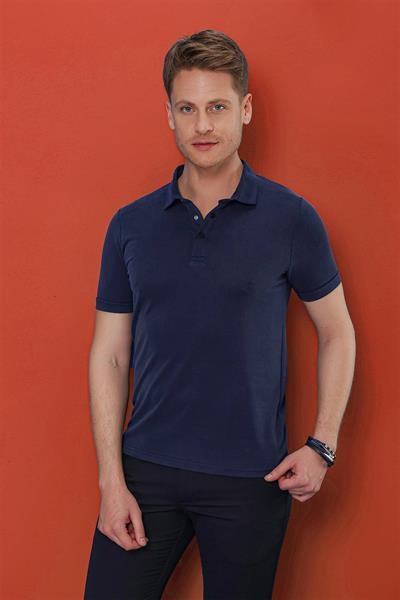 TS 848 Lacivert Spor T-Shirt