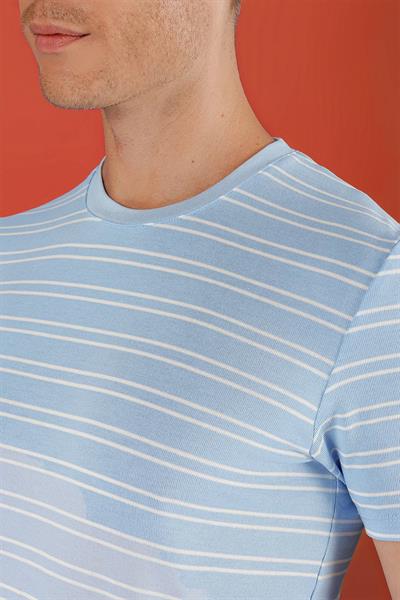 TS 851 Mavi Spor T-Shirt