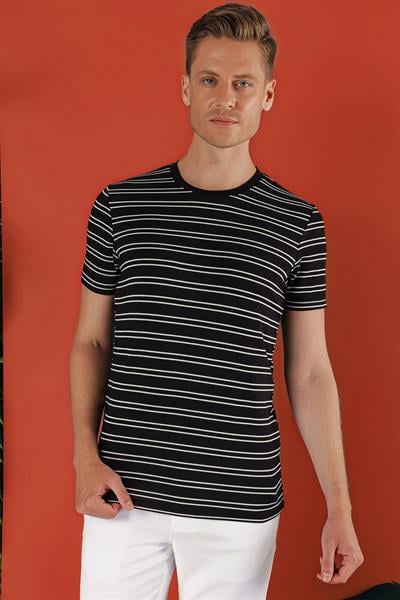TS 851 Siyah Spor T-Shirt