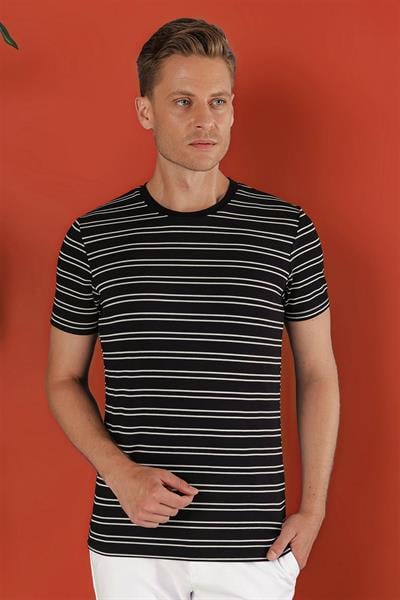 TS 851 Siyah Spor T-Shirt