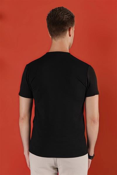 TS 852 Siyah Spor T-Shirt
