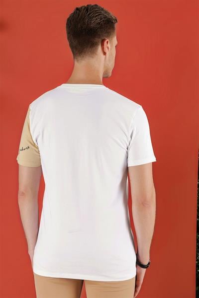 TS 858 Beyaz Spor T-Shirt