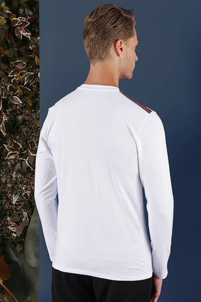 TS 863 Beyaz Spor T-Shirt