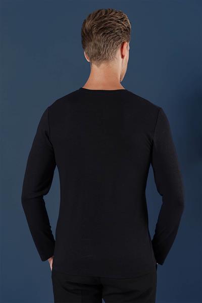 TS 870 Slim Fit Siyah Spor T-Shirt