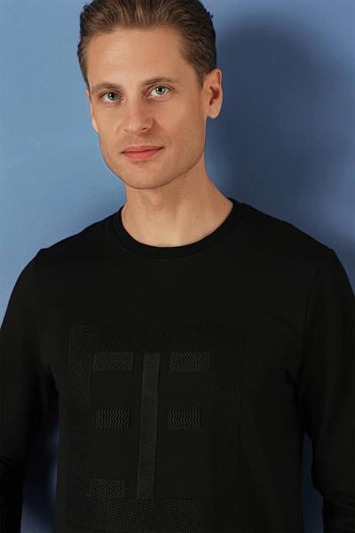 TS 873 Slim Fit Siyah Spor T-Shirt