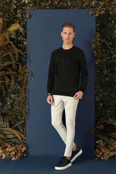 TS 873 Slim Fit Siyah Spor T-Shirt