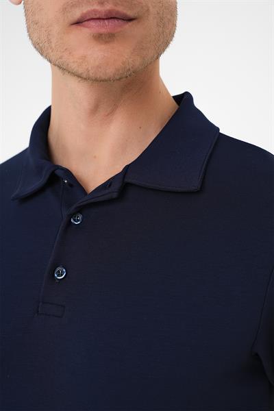 TS 886 Slim Fit Lacivert Spor T-Shirt