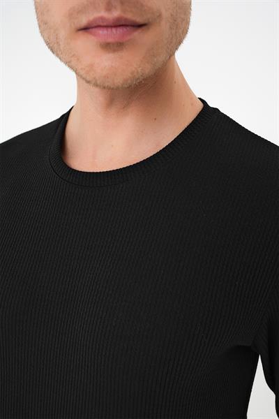 TS 887 Slim Fit Siyah T-Shirt