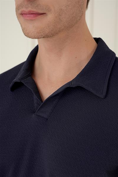 TS 890 Slim Fit Lacivert Spor T-Shirt