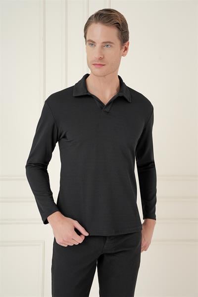 TS 890 Slim Fit Siyah Spor T-Shirt