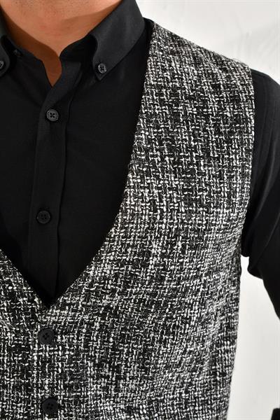 Y 152 Slim Fit Antrasit Yelek