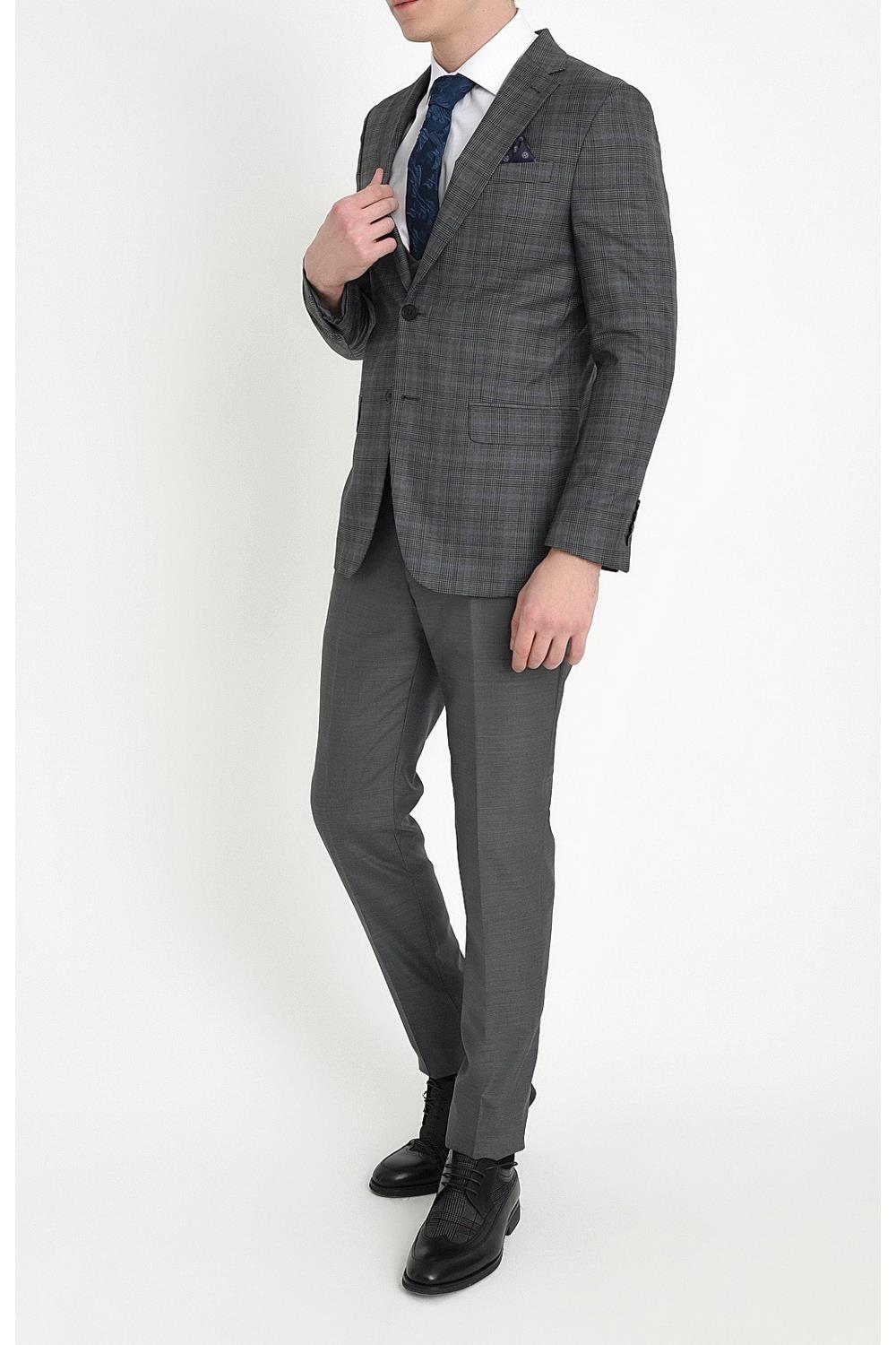 TK 785 Slim Fit Antrasit Klasik Takım Elbise