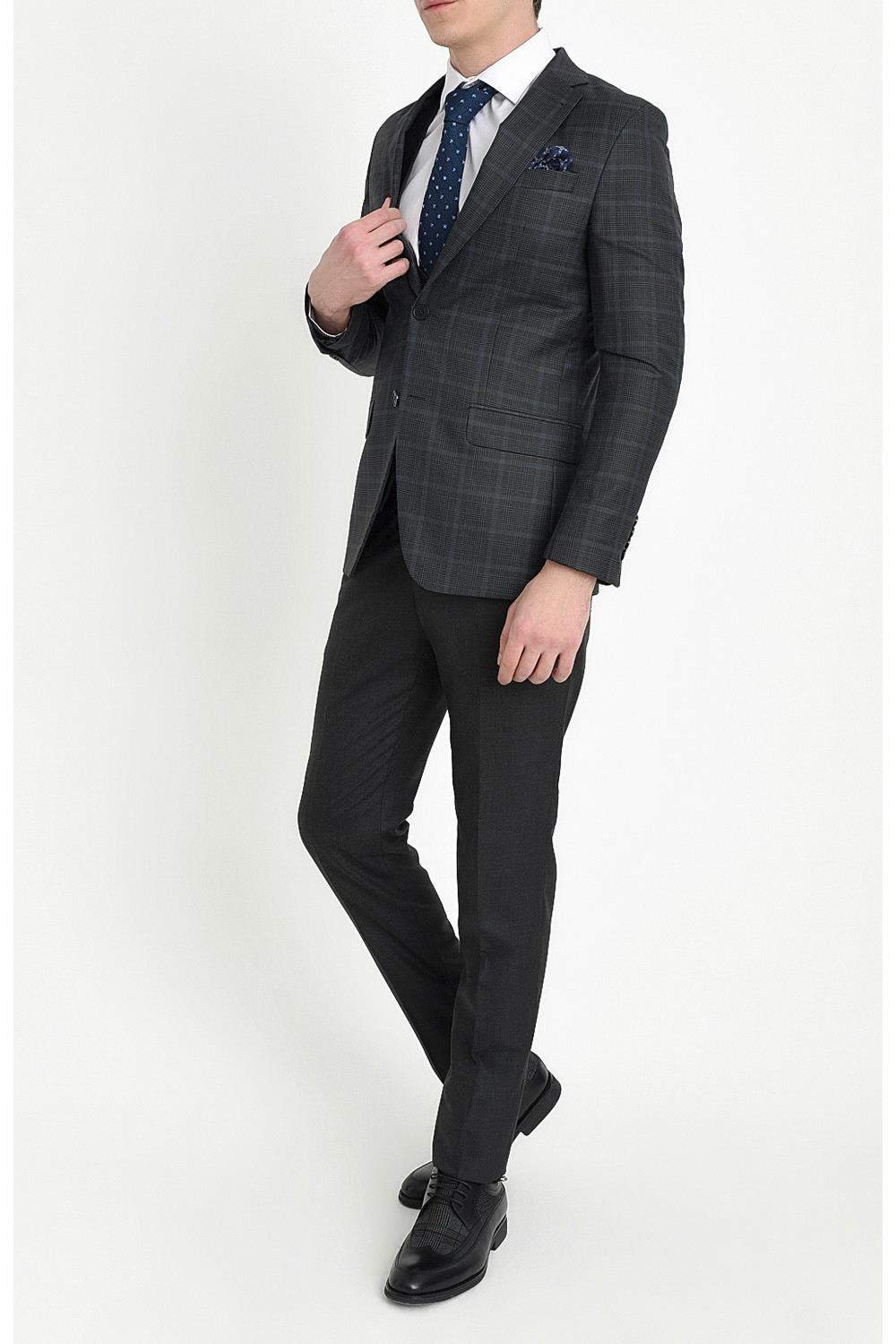 TK 785 Slim Fit Siyah Klasik Takım Elbise