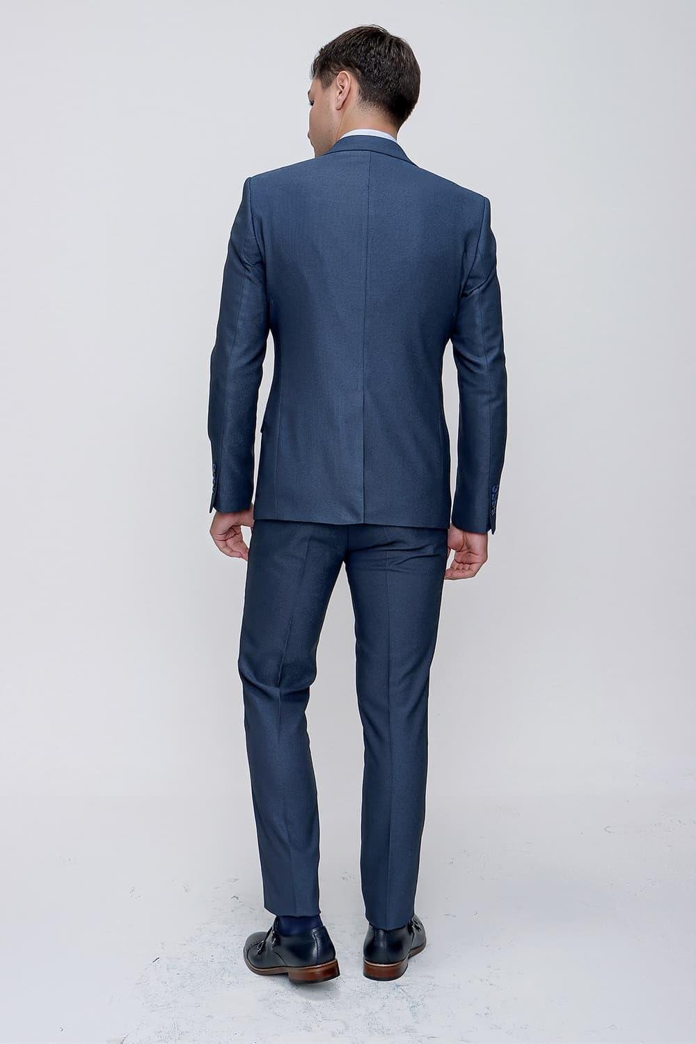 TK 826 Slim Fit Gece Mavisi Klasik Takım Elbise