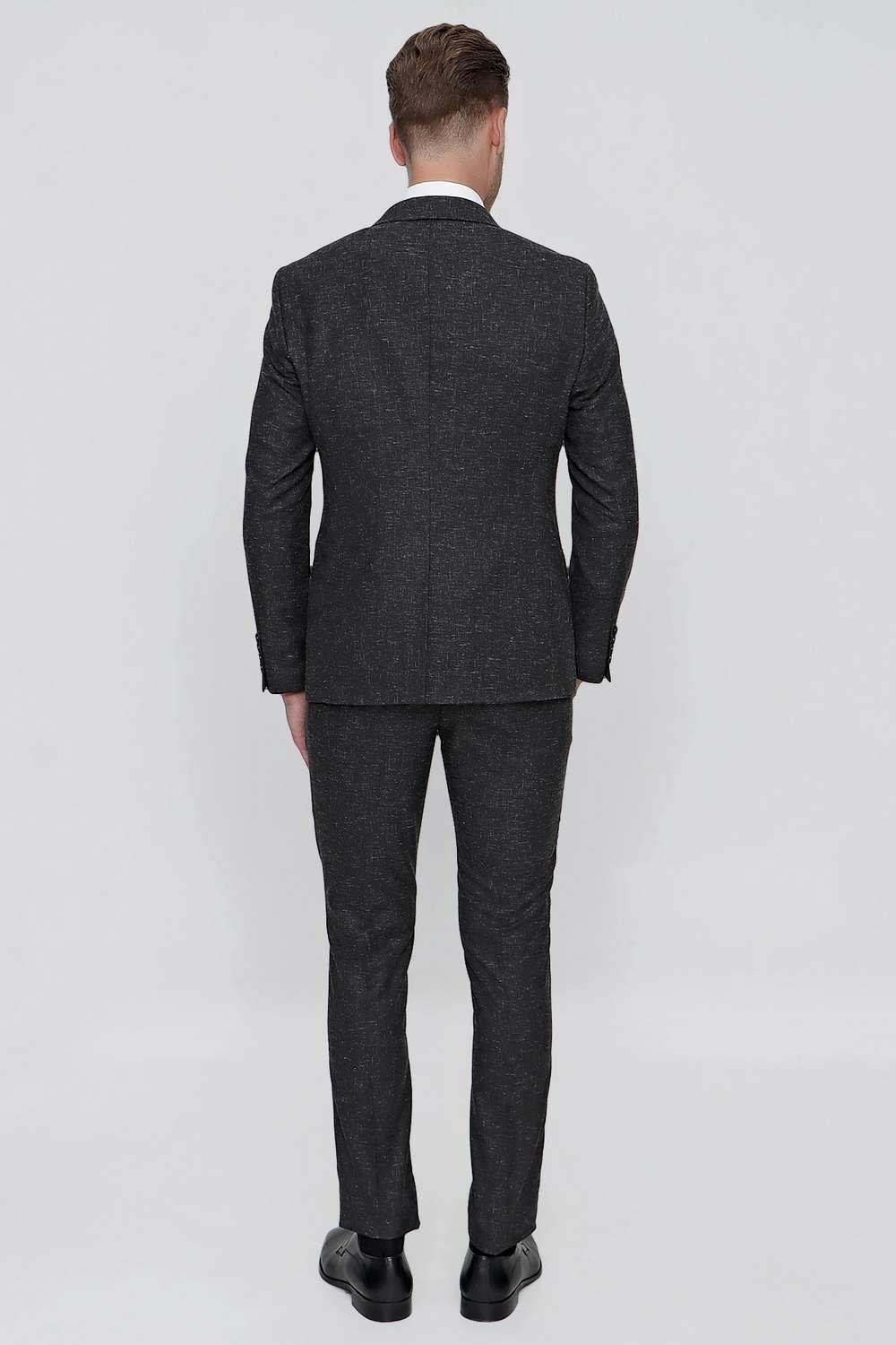 TK 853 Slim Fit Siyah Klasik Takım Elbise