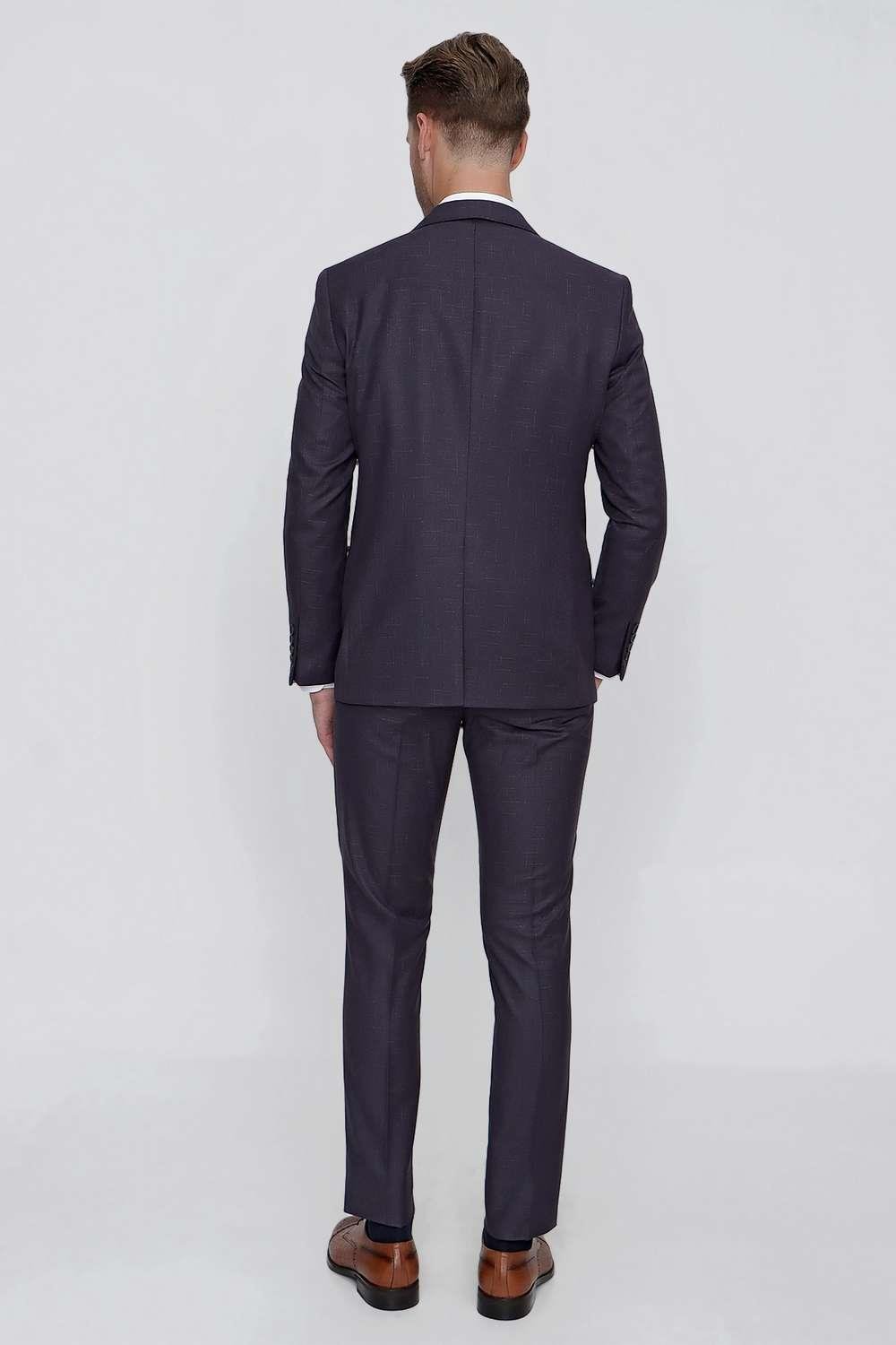 TK 856 Slim Fit Antrasit Klasik Takım Elbise