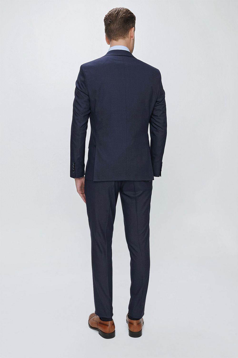 TK 864 Slim Fit Lacivert Klasik Takım Elbise
