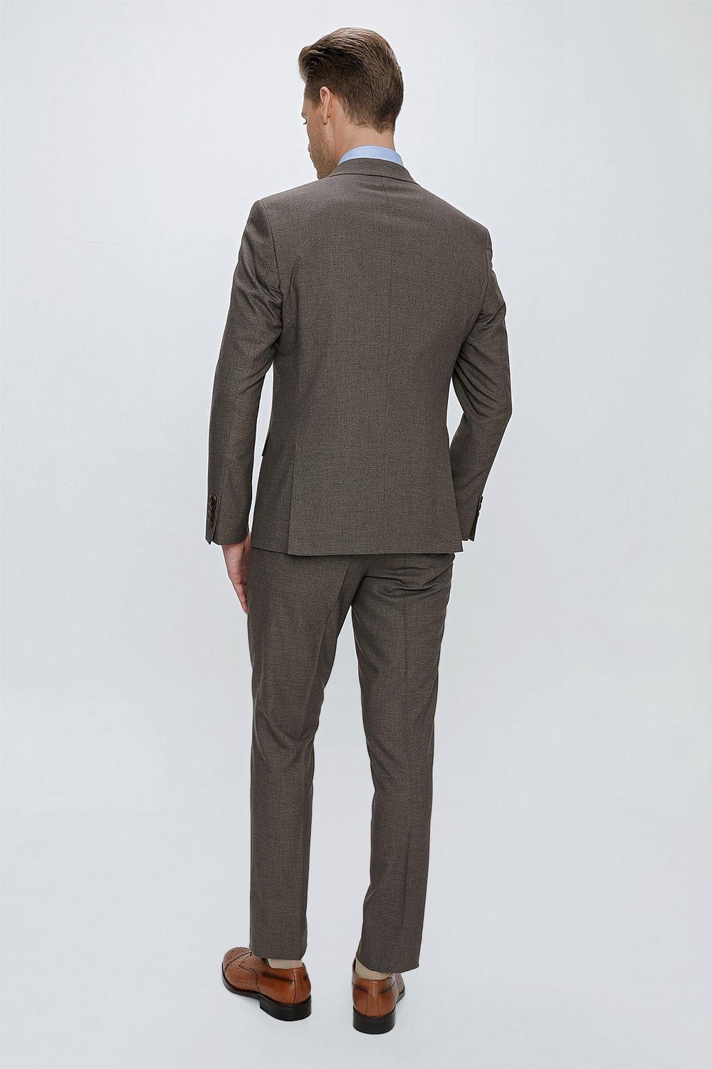 TK 864 Slim Fit Vizon Klasik Takım Elbise