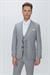 TK 870 Slim Fit Gri Klasik Takım Elbise