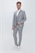 TK 870 Slim Fit Gri Klasik Takım Elbise