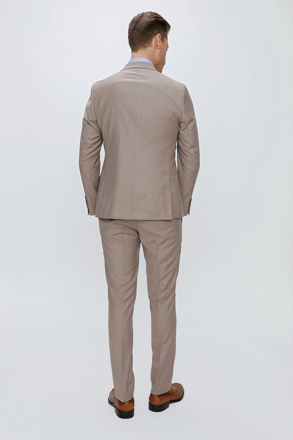TK 870 Slim Fit Vizon Klasik Takım Elbise