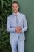 TK 871 Slim Fit Mavi Klasik Takım Elbise